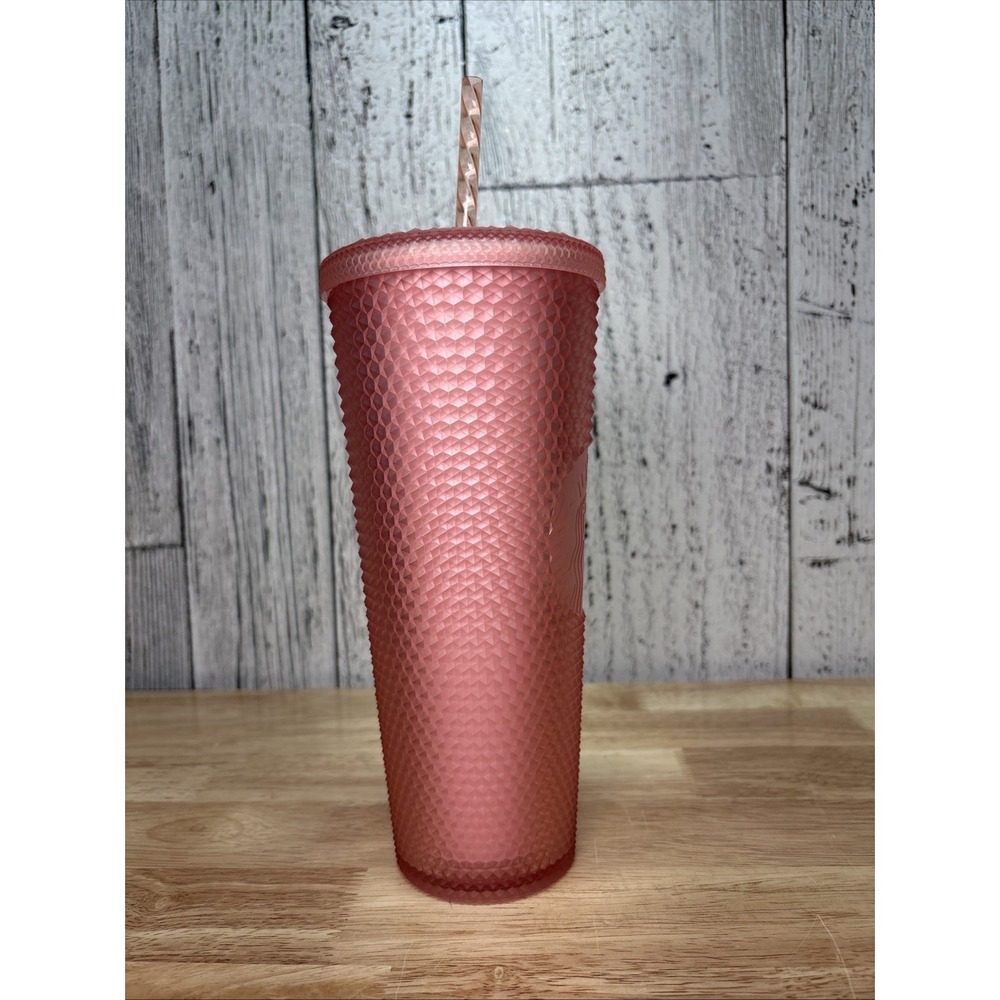 Starbucks 2022 Valentine's Soft Touch Studded Venti, 24 oz. Tumbler - Pink new - Picture 5 of 9